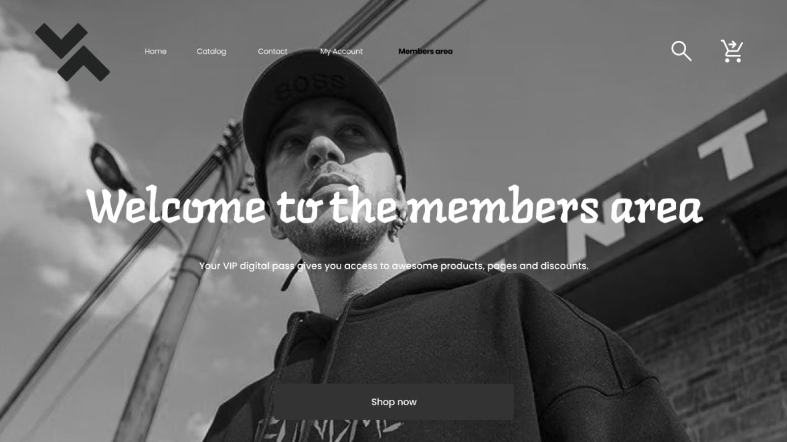Member's only page