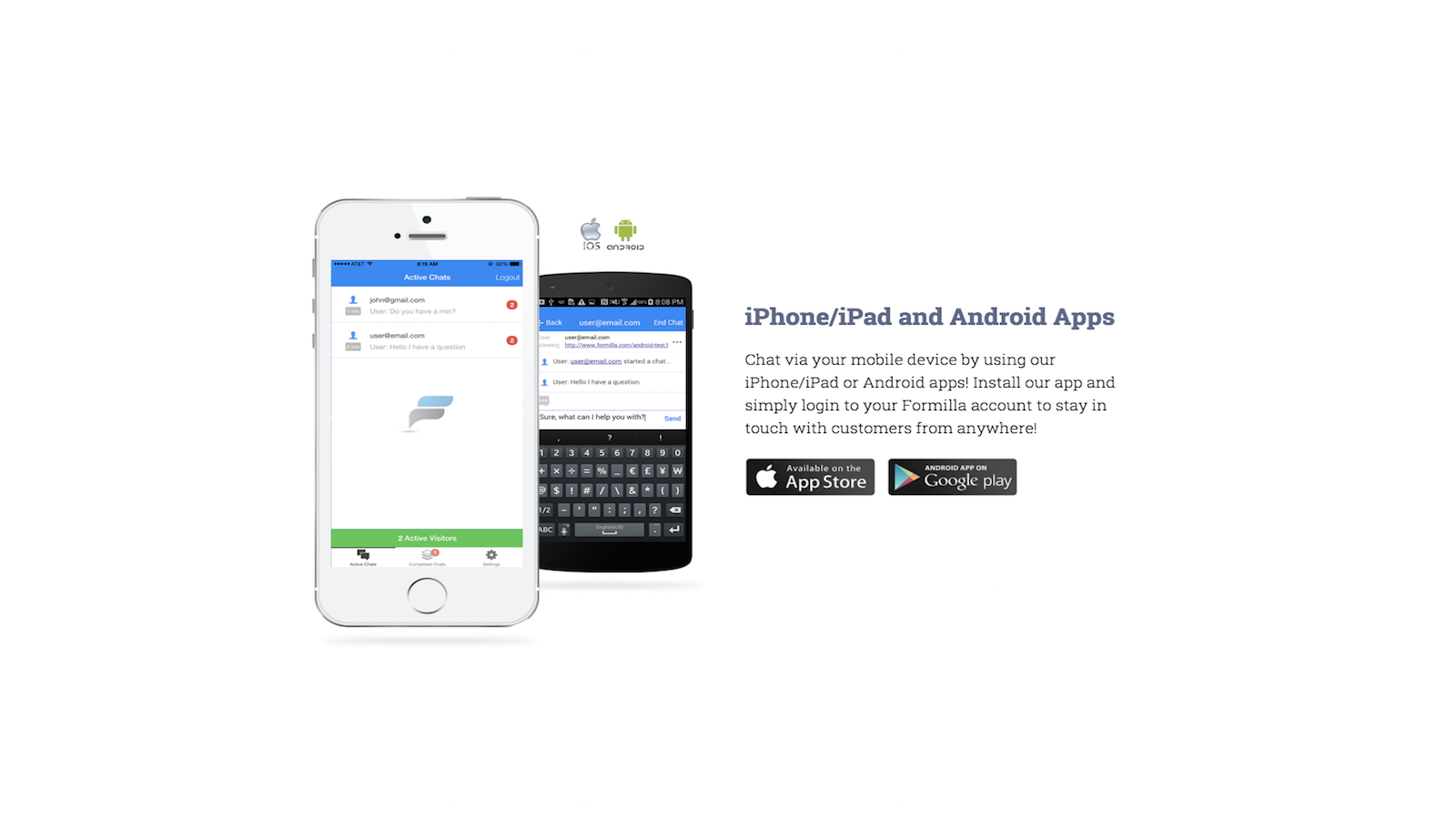 Mobile Apps for iPhone and Android