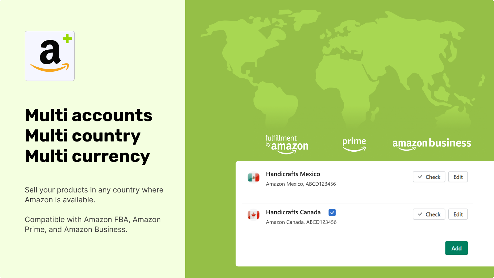 multi accounts, multi country, multi currency