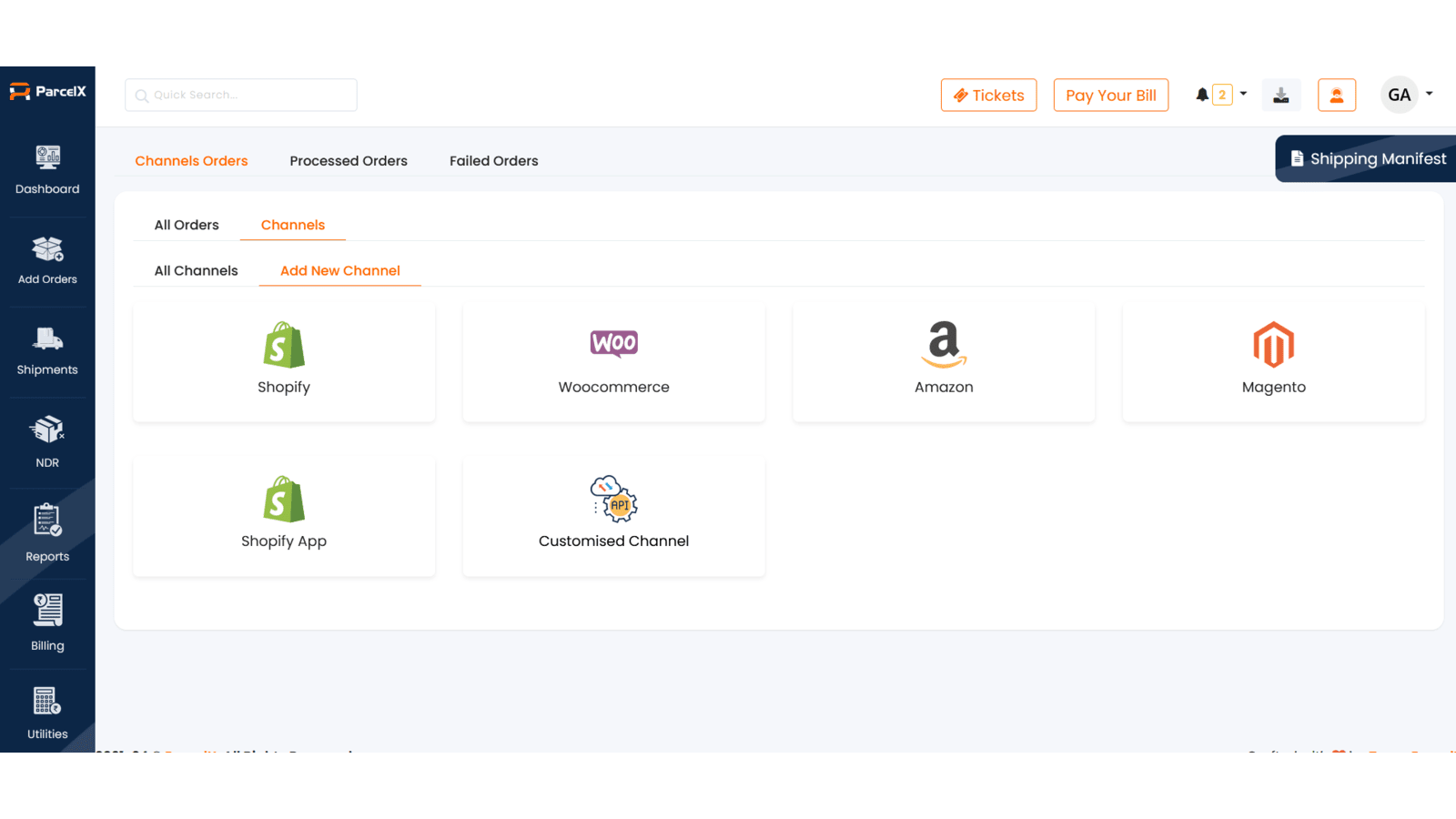 Multi Channels Integration For Smooth Shipping