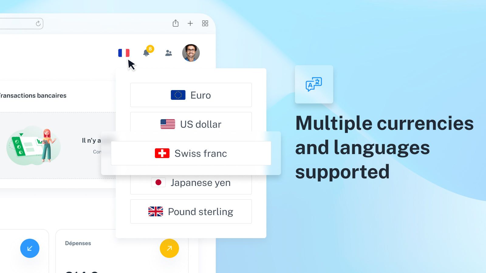 Multi-language and multi-currency