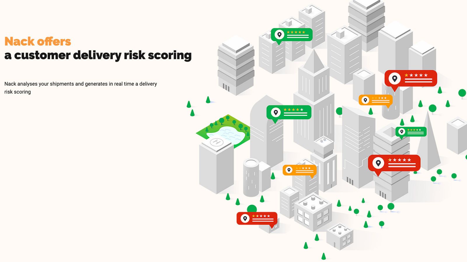 Nack offers customer delivery risk scoring
