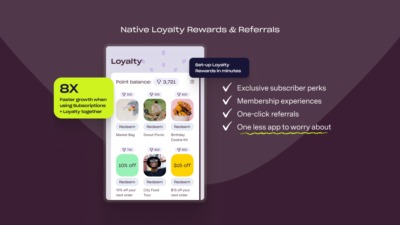 Native Loyalty Rewards & Referrals