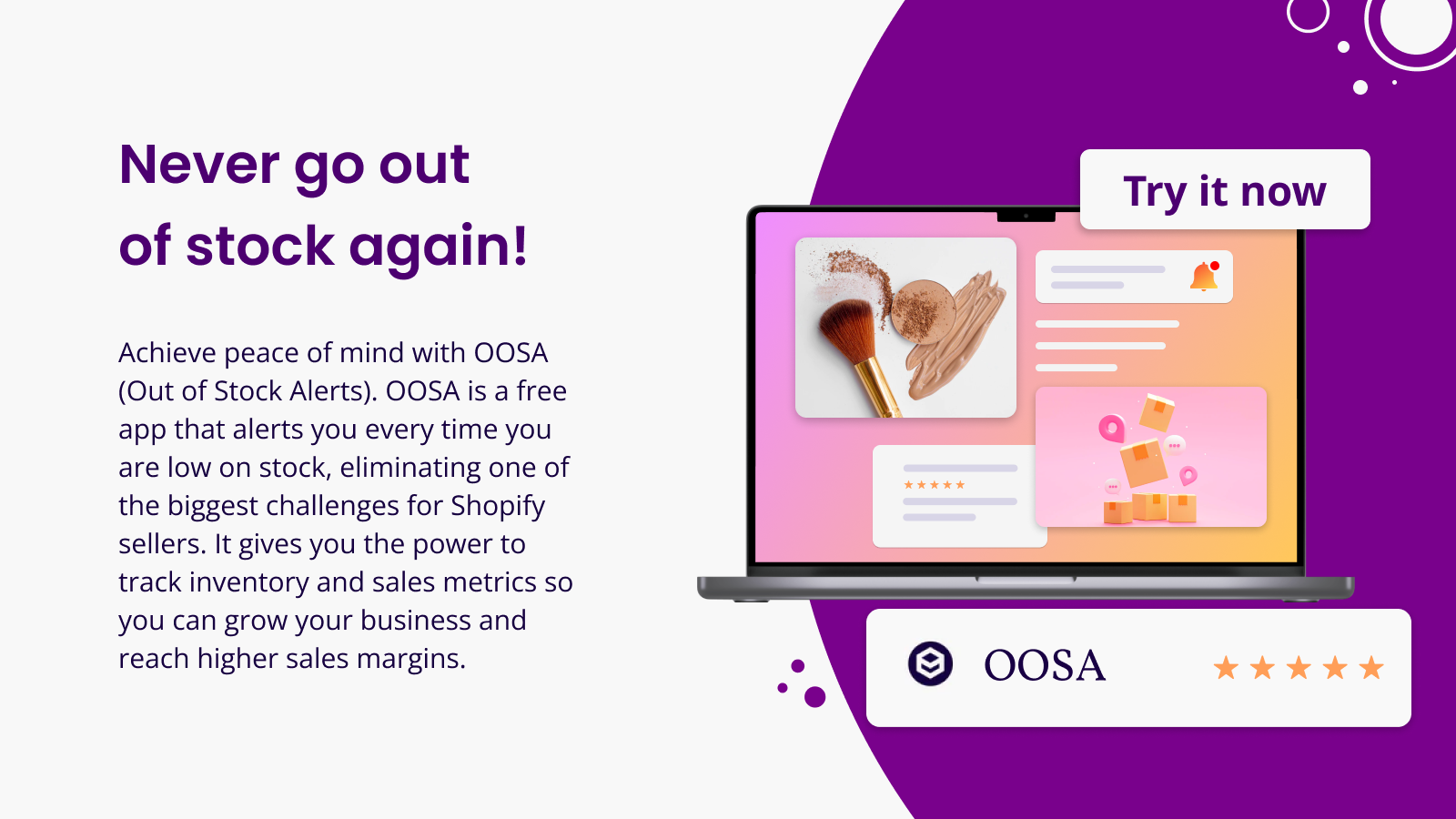Never Go Out Of Stock With Oosa Alerts