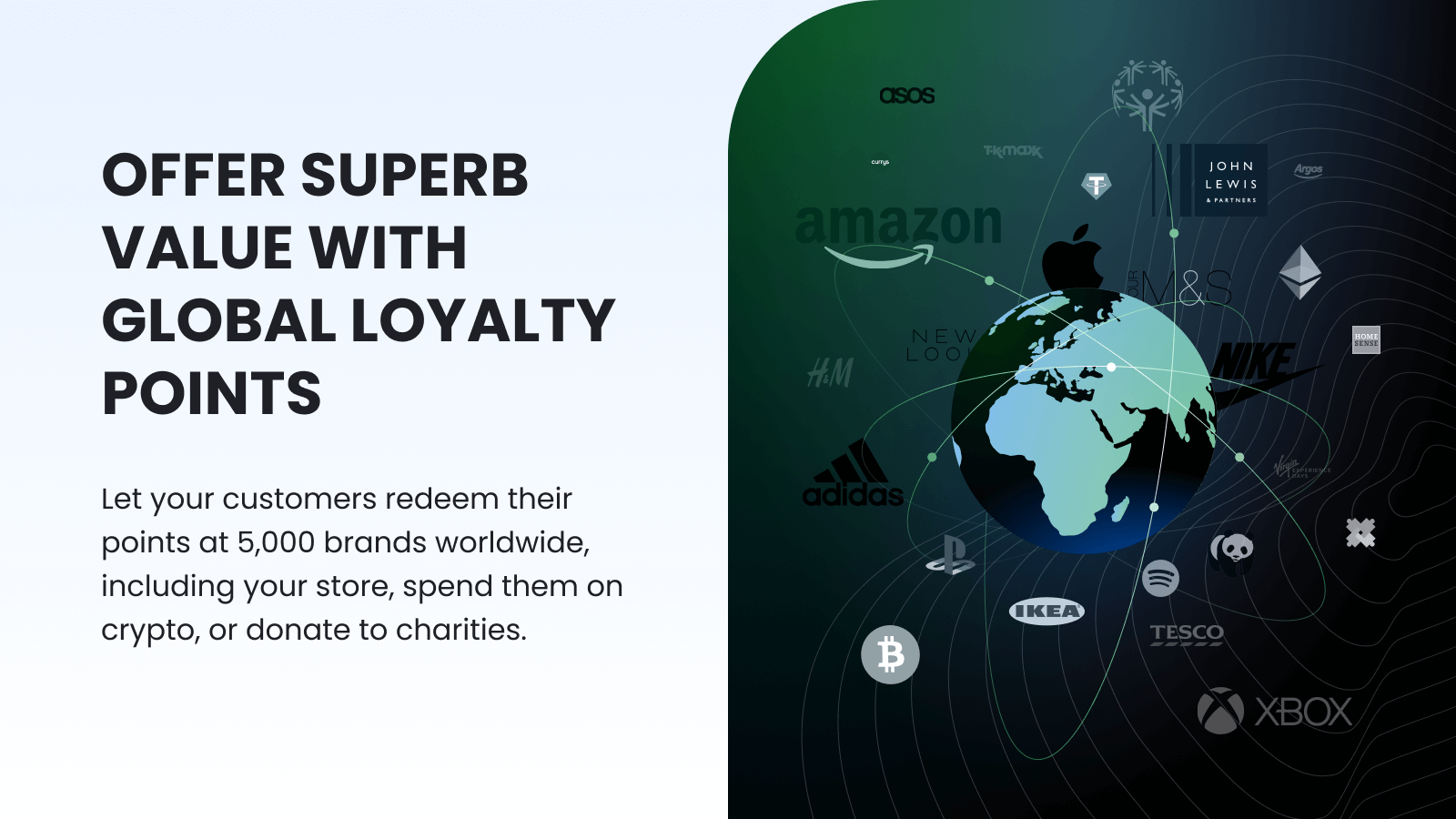 Offer superb value with global loyalty points