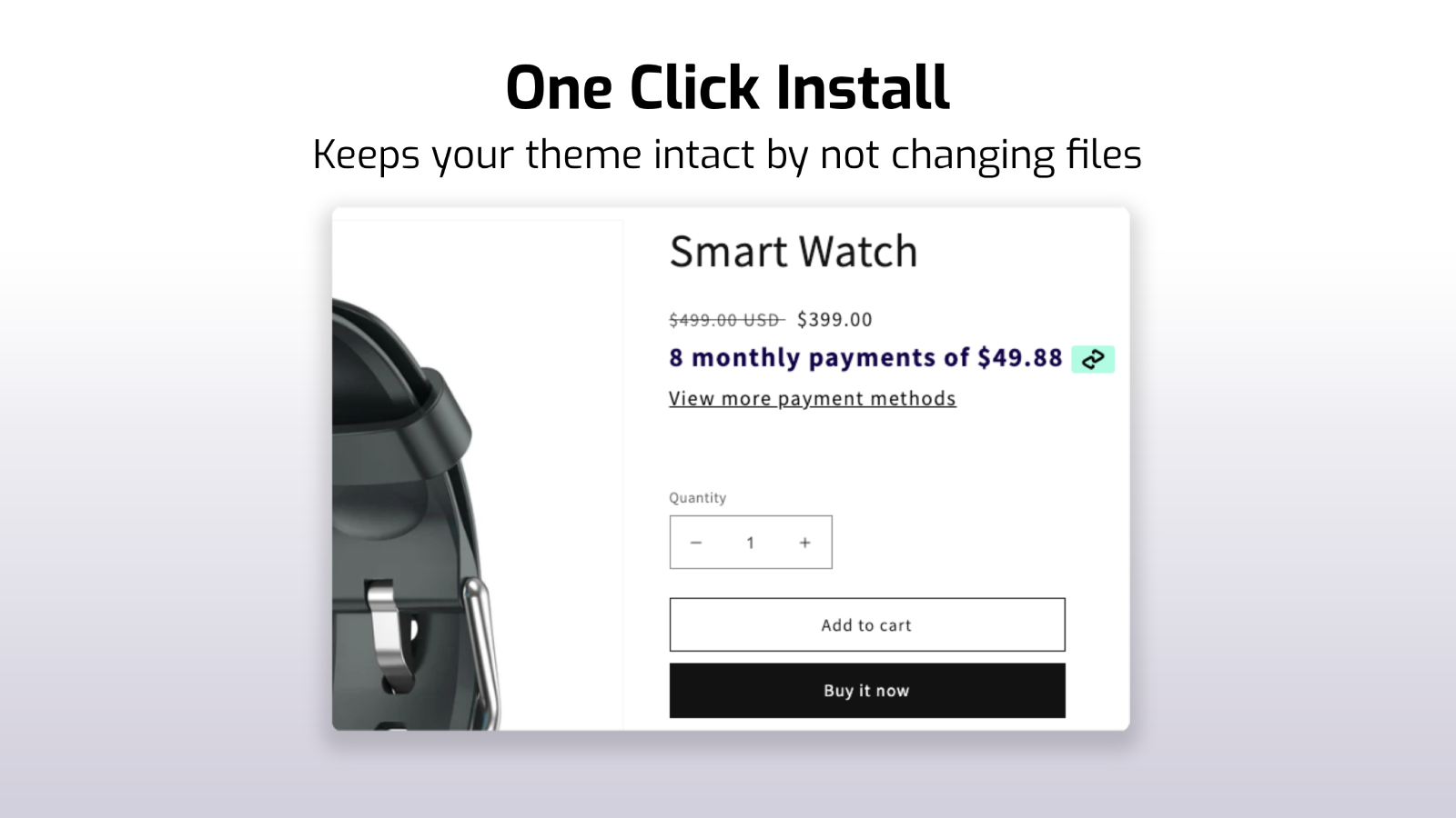 One click install