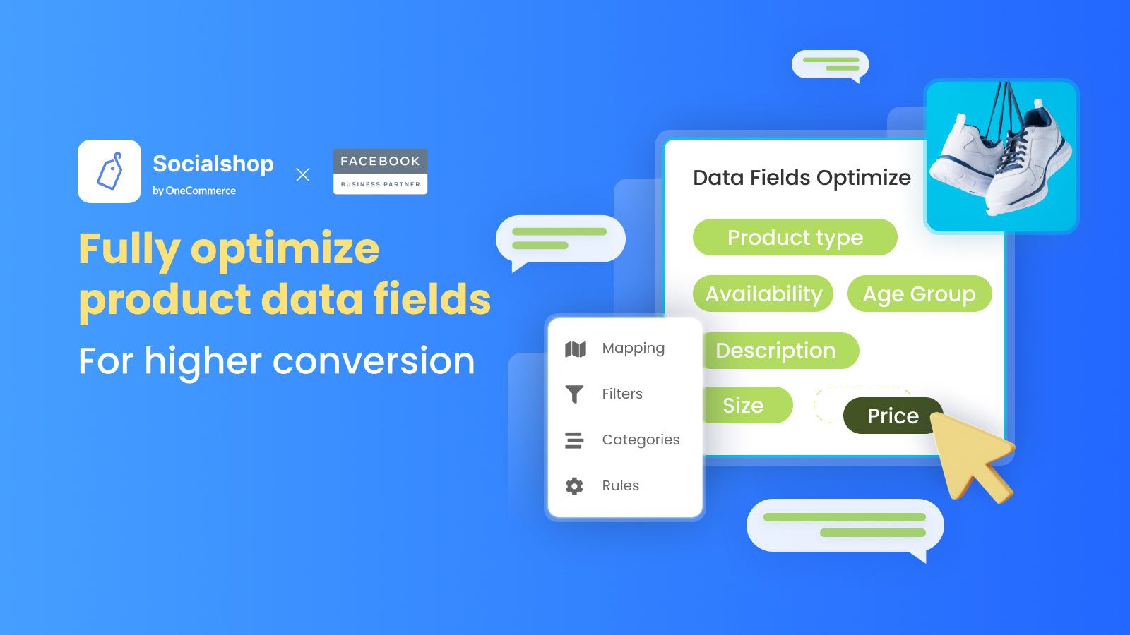 Optimize product data fields for higher conversions