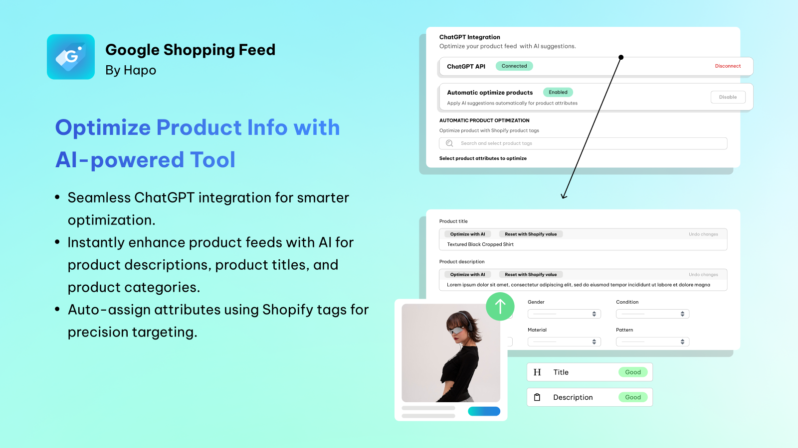 Optimize Product Info with AI-powered tool.