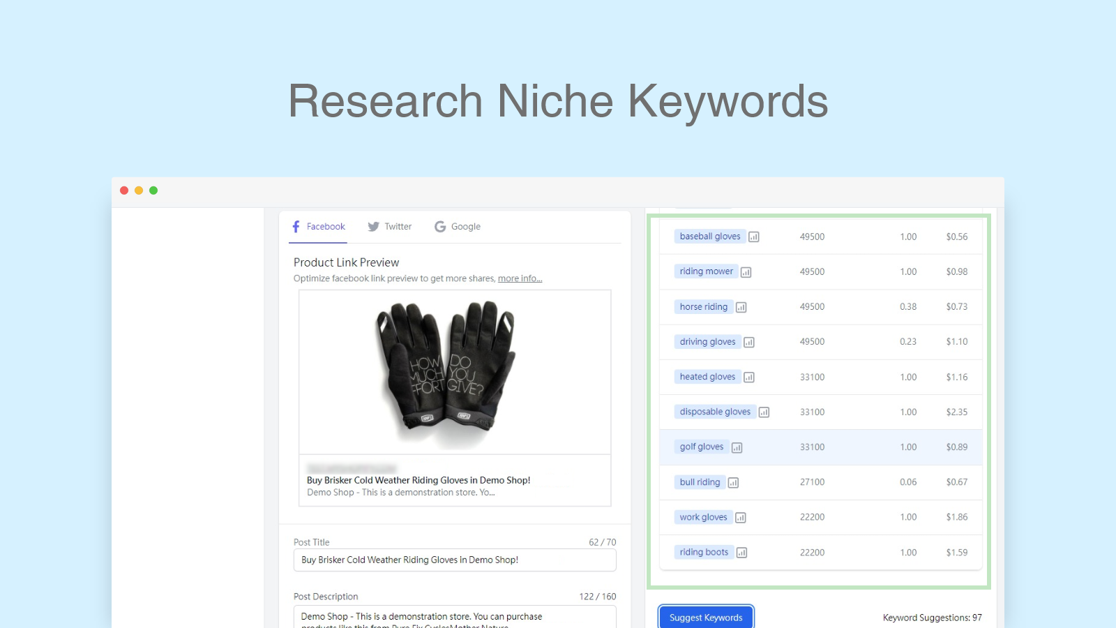 Optimize Products with Niche Keyword Research