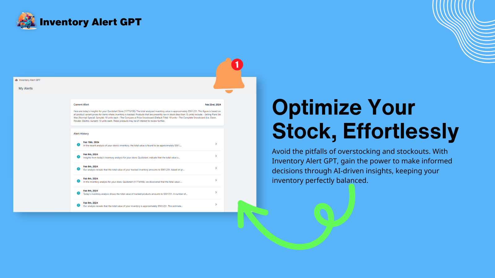Optimize your stock effortlessly 