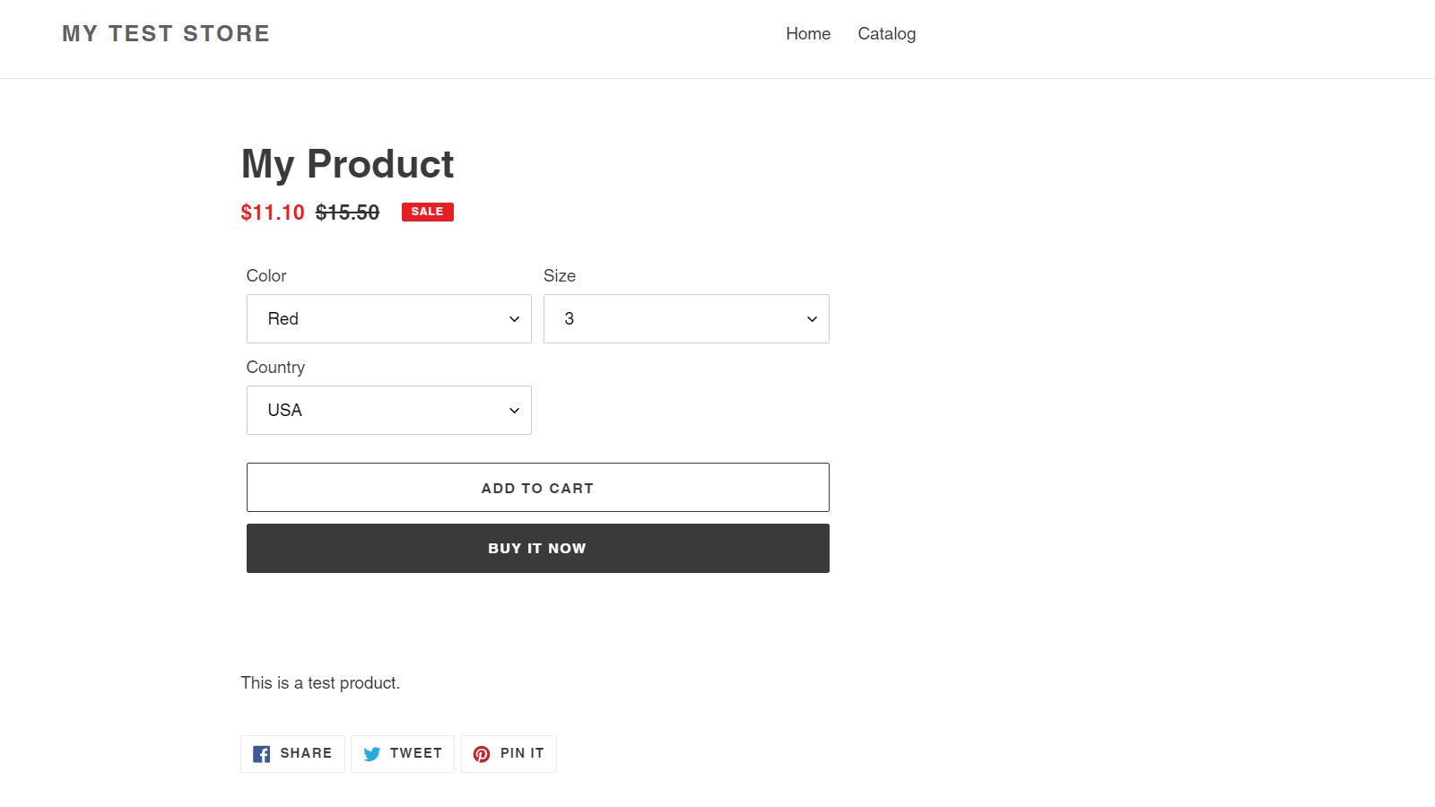 Option to add from 100+ variants to cart from the product page