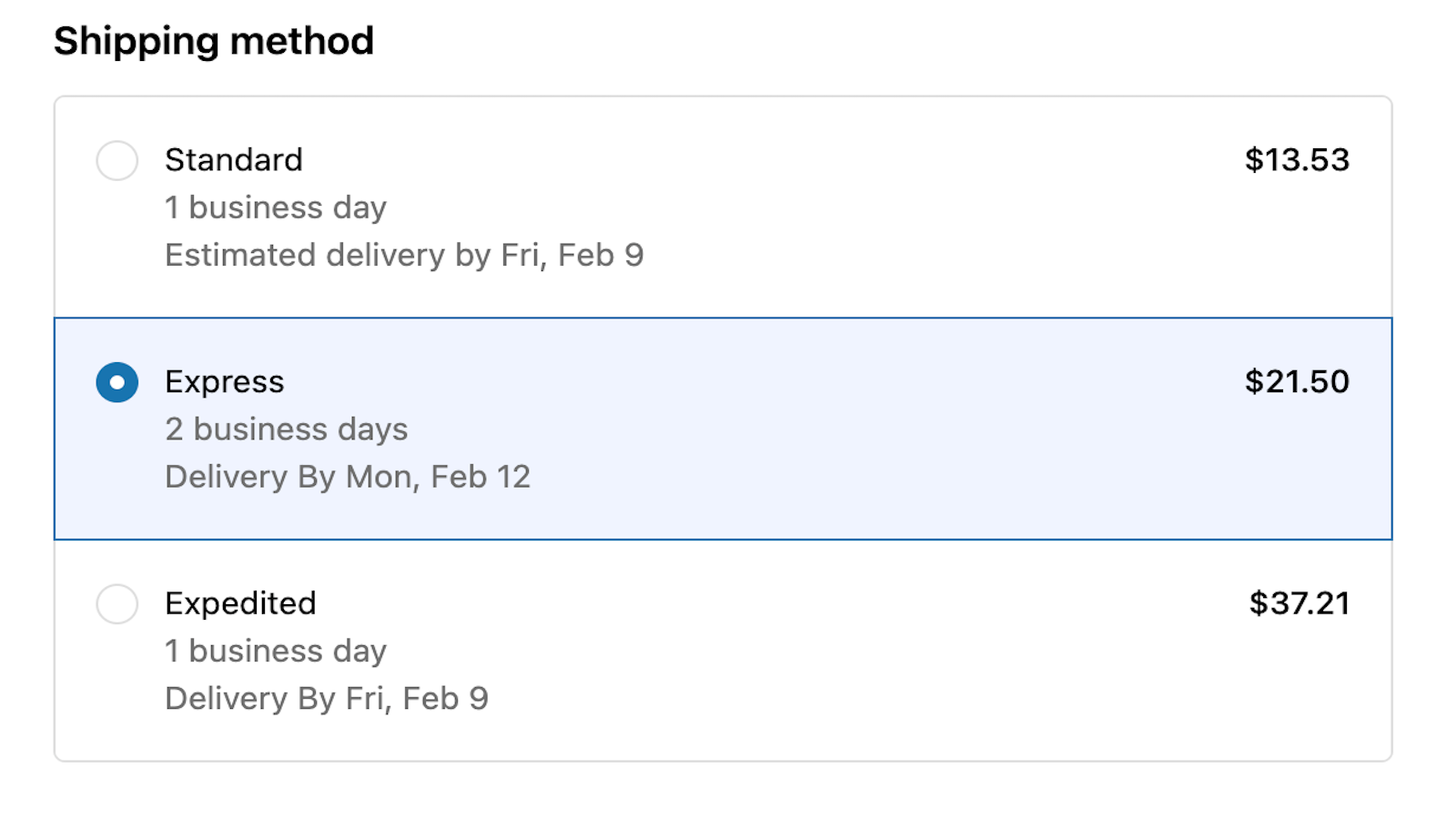 Order Delivery Dates on checkout