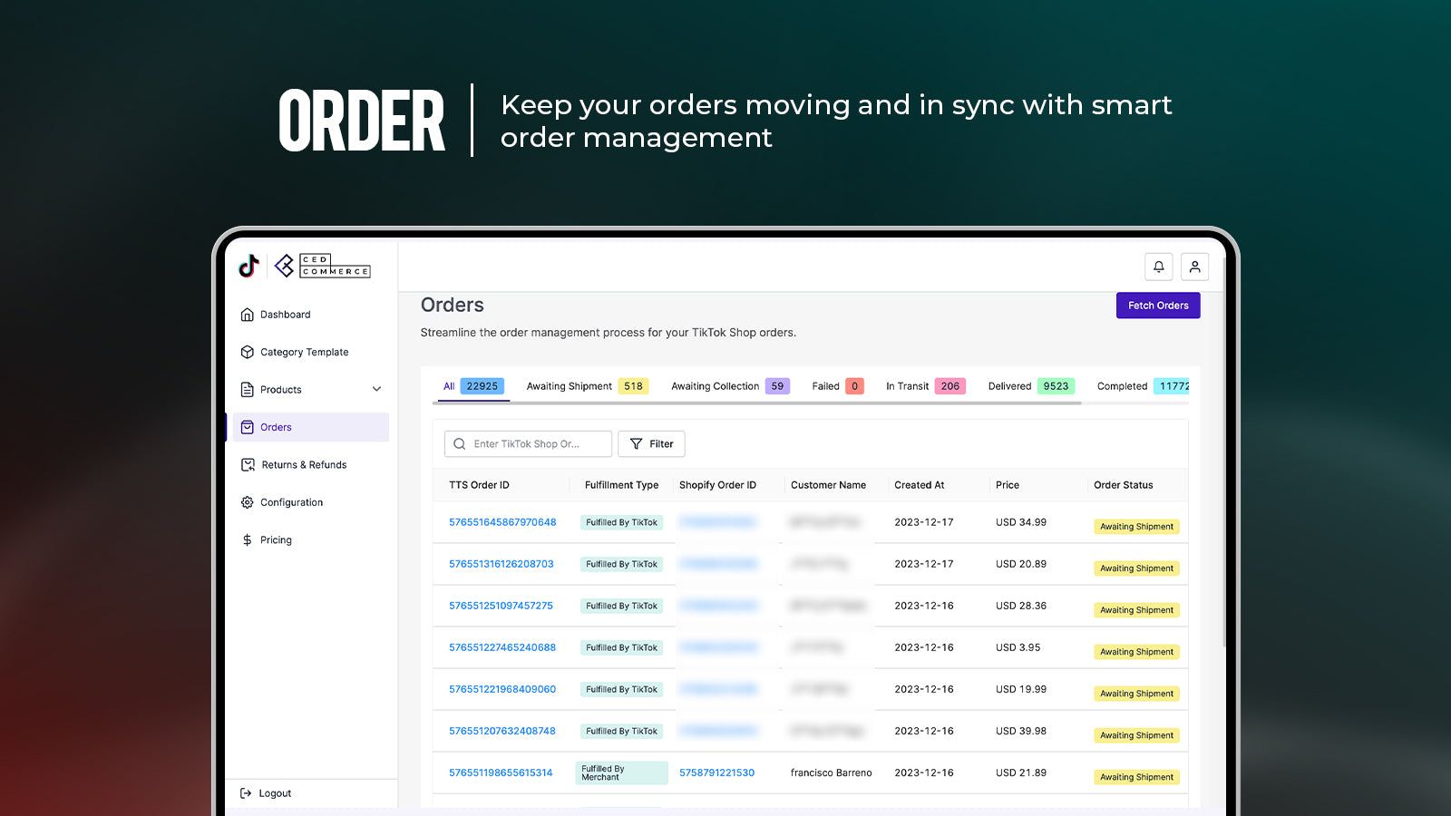 Order Management