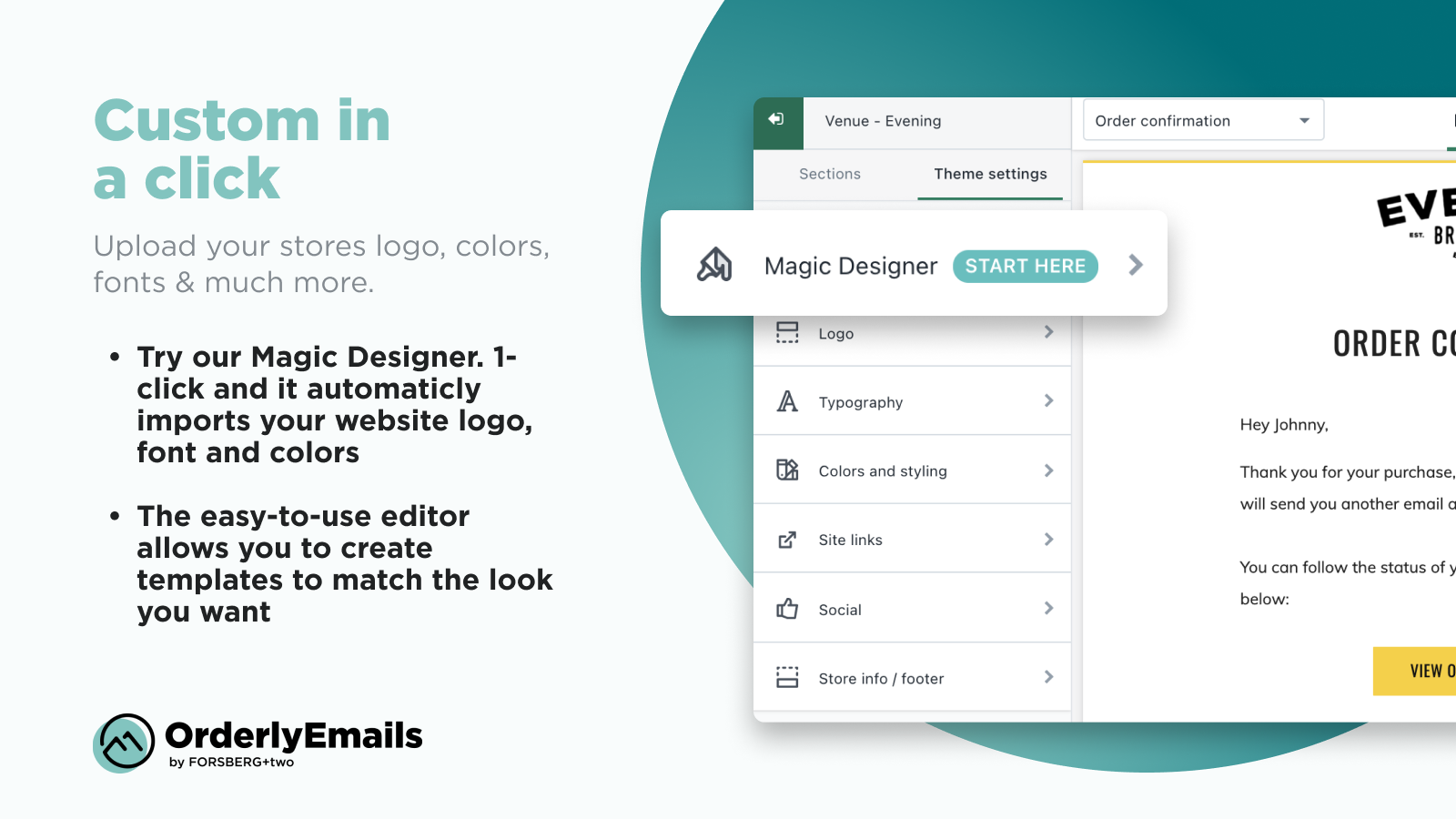 OrderlyEmails: Custom email templates in a click