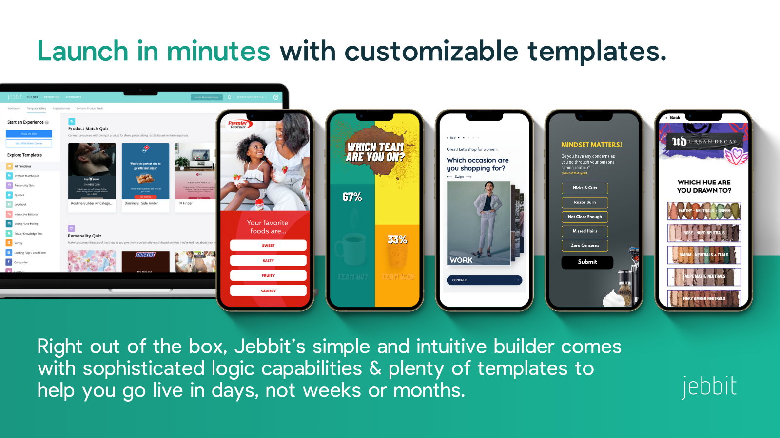 Out of the box customizable templates