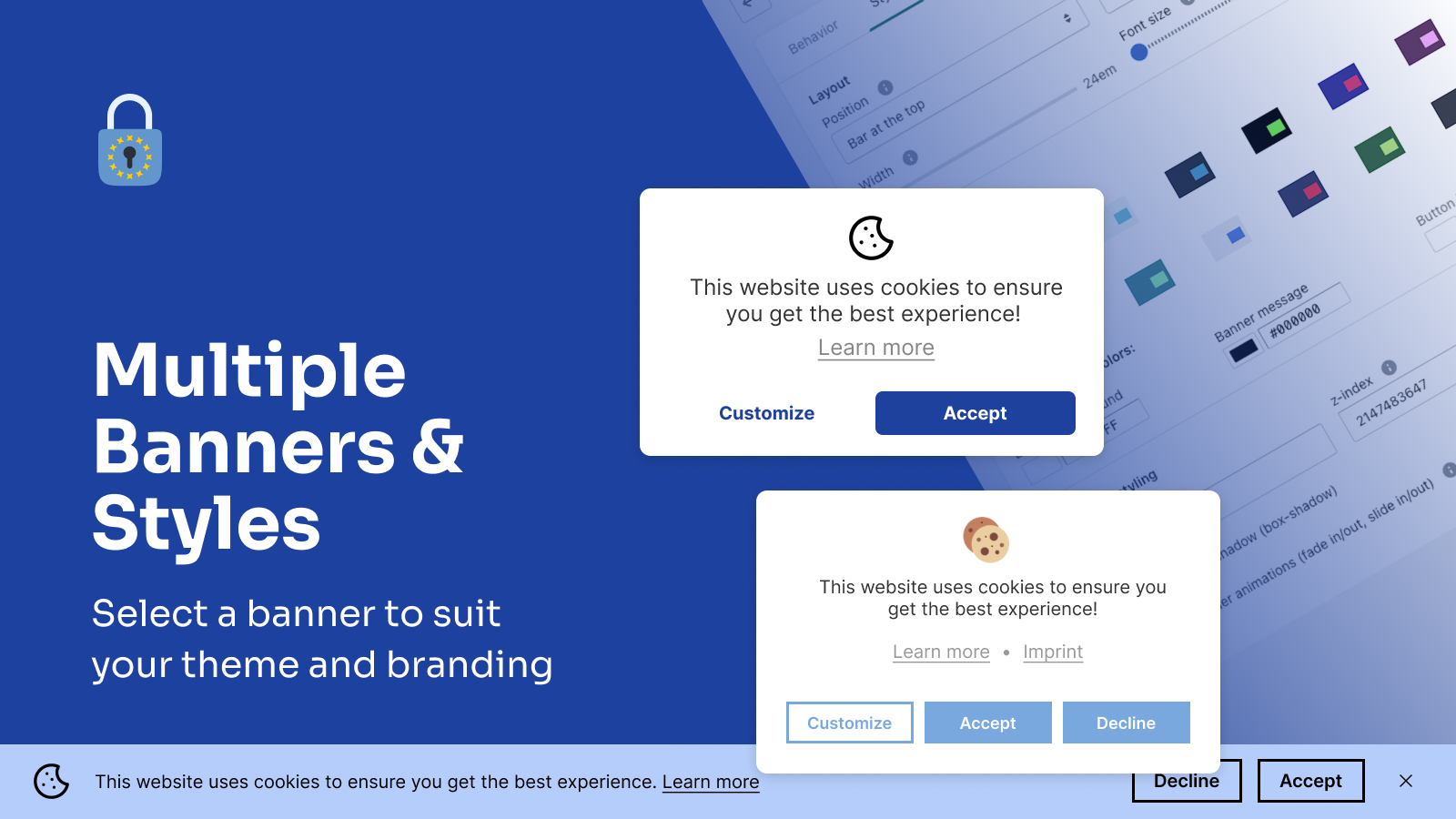 Pandectes GDPR Compliance Shopify - Multiple Banners & Styles