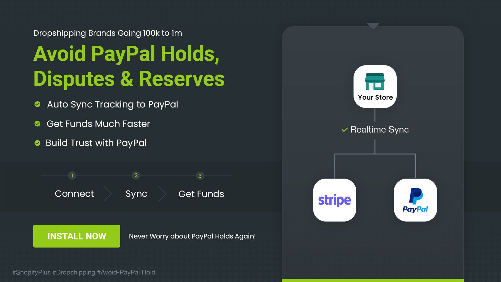 PayPal Tracking & Stripe Tracking Sync