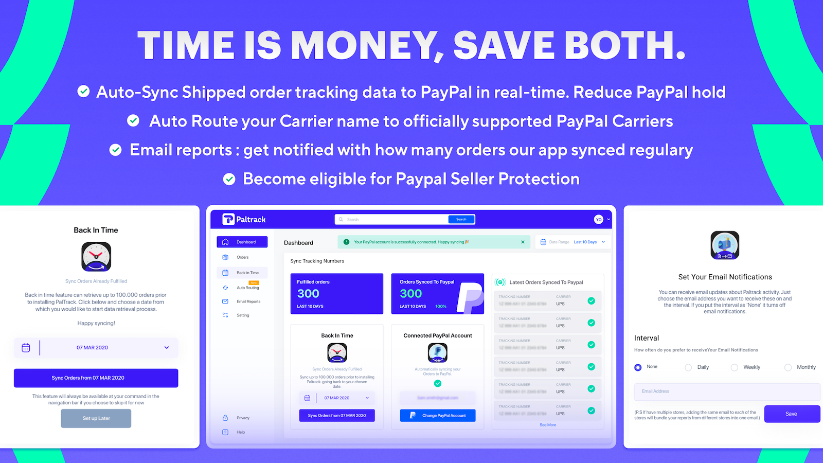 paypal tracking shopify dashboard