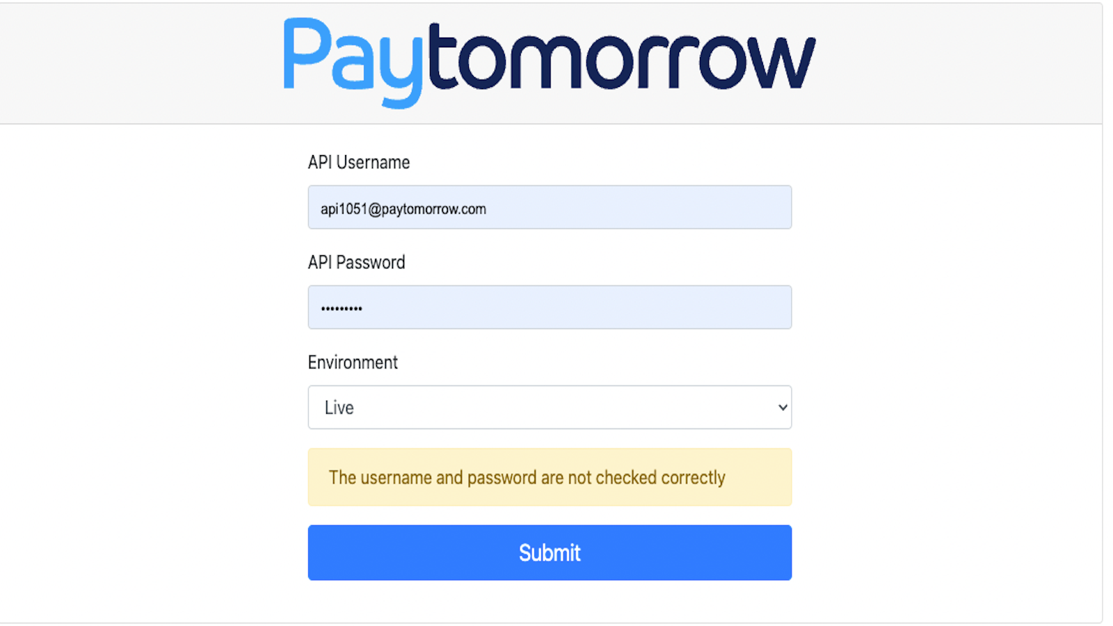 Paytomorrow login