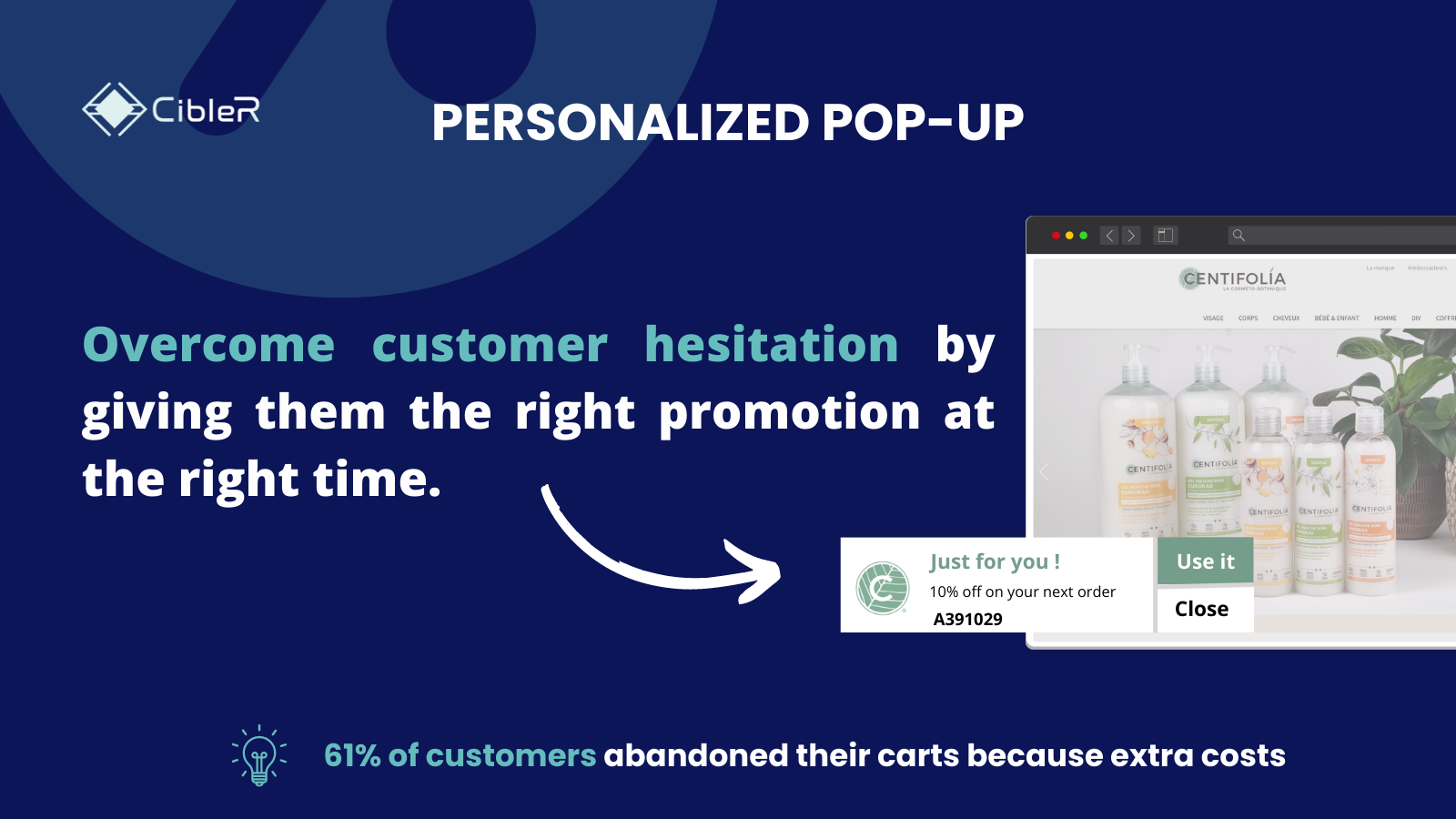 Personnalized Pop-up