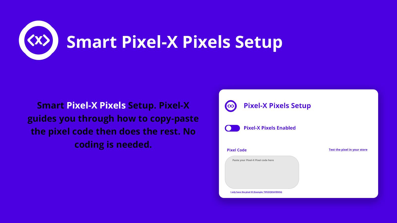 Pixel-X Seamless tracking Pixels installation