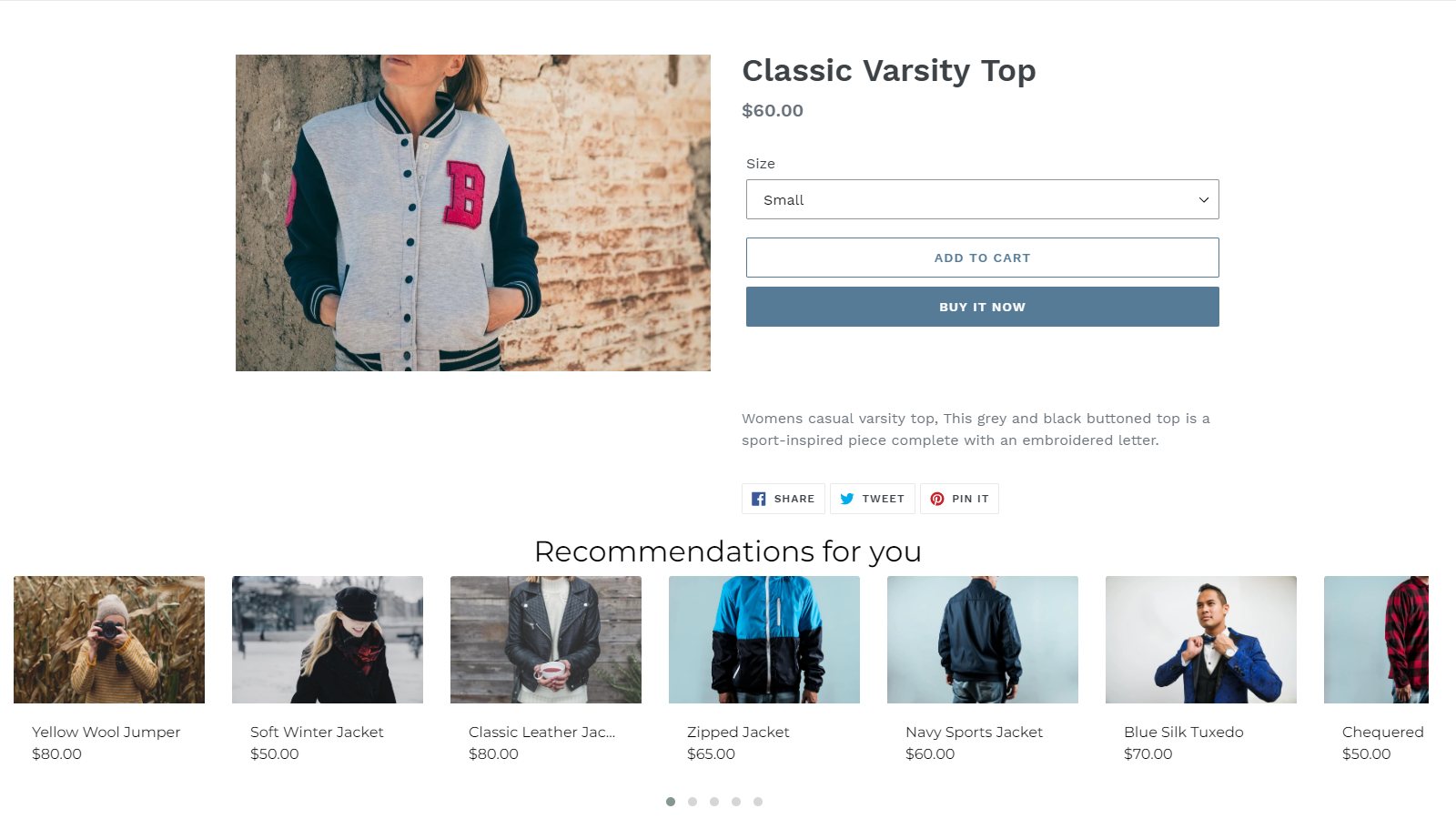 Place the recommendation widget anywhere on your site.