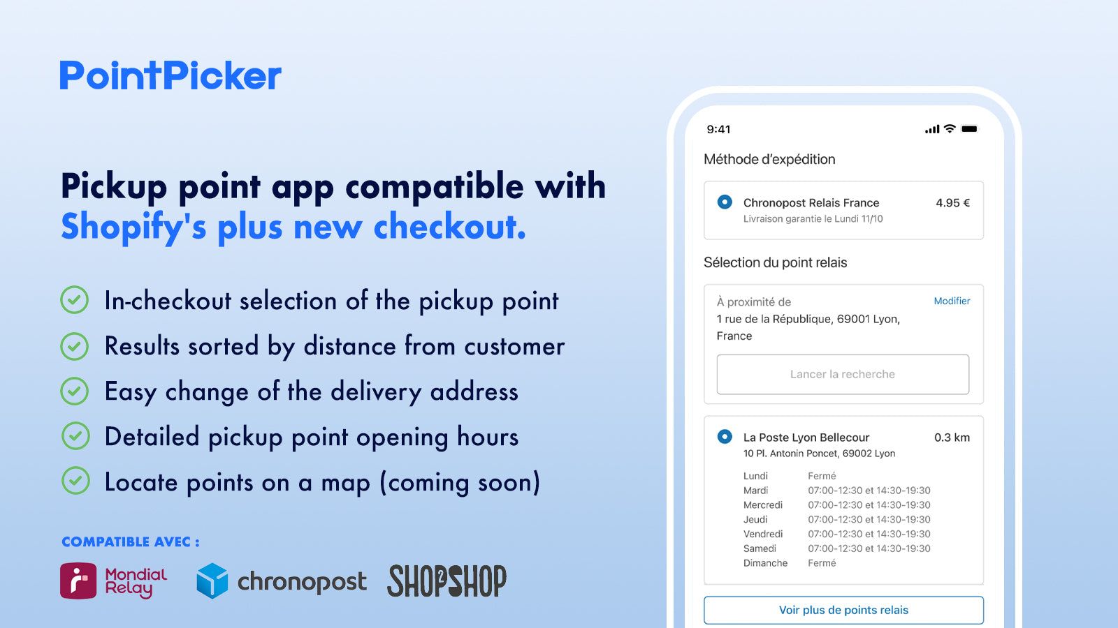 PointPicker app - Compatible with the new checkout