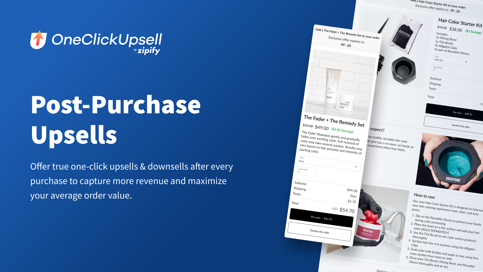 Post-Purchase One-Click Upsells