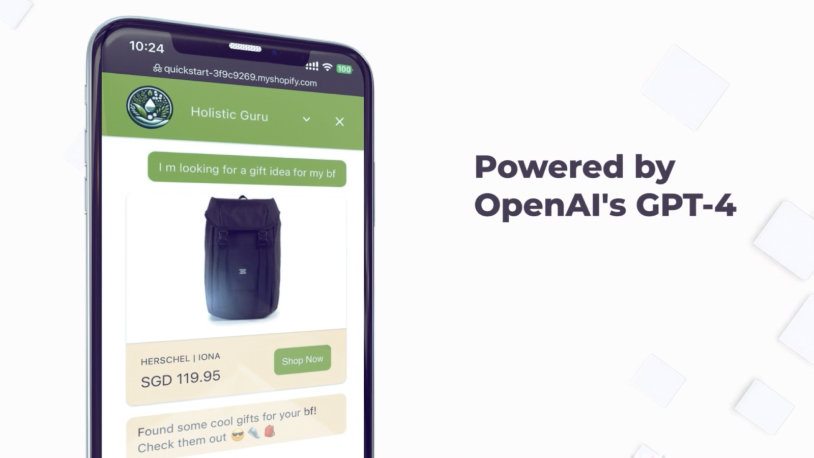 Powered by OpenAI's GPT-4 - Ai Sales Assistant for Shopify