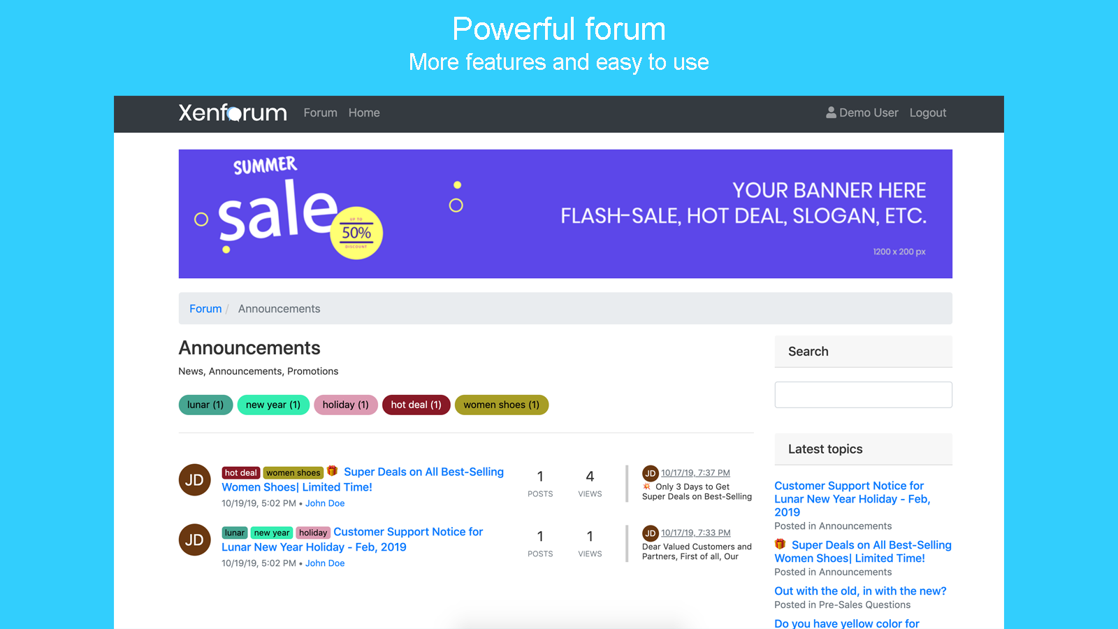 powerful forum