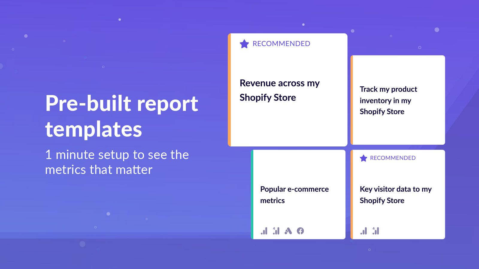 Pre-built report templates