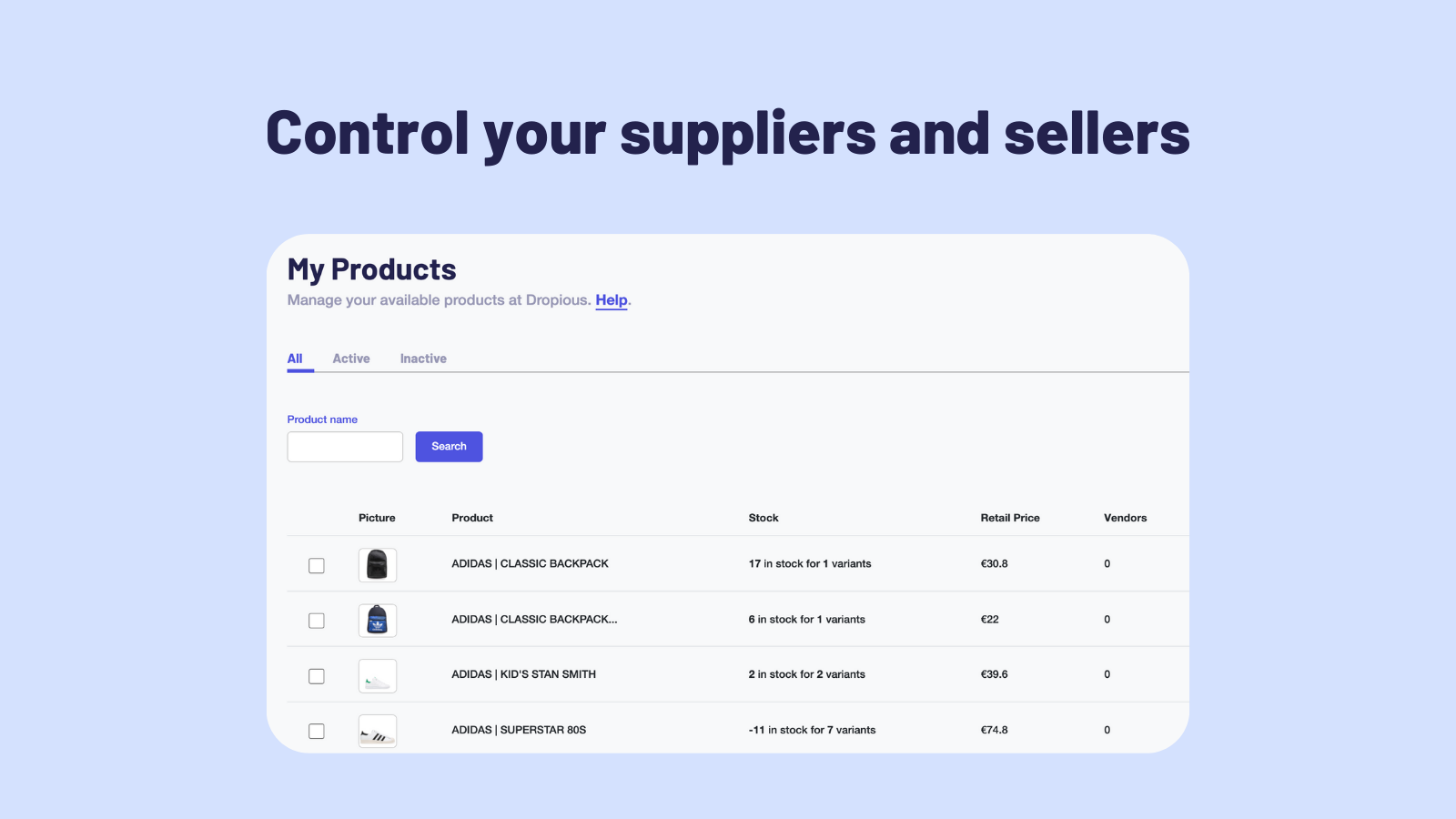 Premium Dropshipping: Total Control of Your Suppliers & Sellers