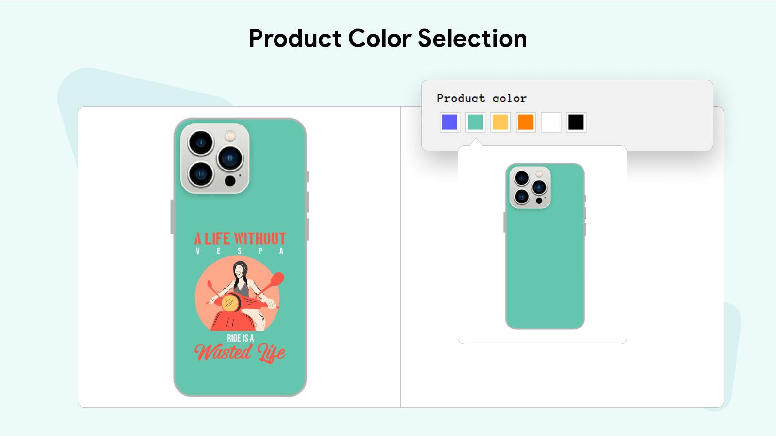 Product Colour Selection