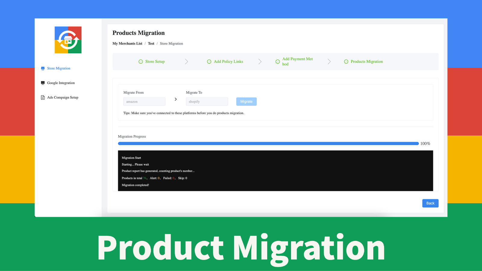 Product Migration
