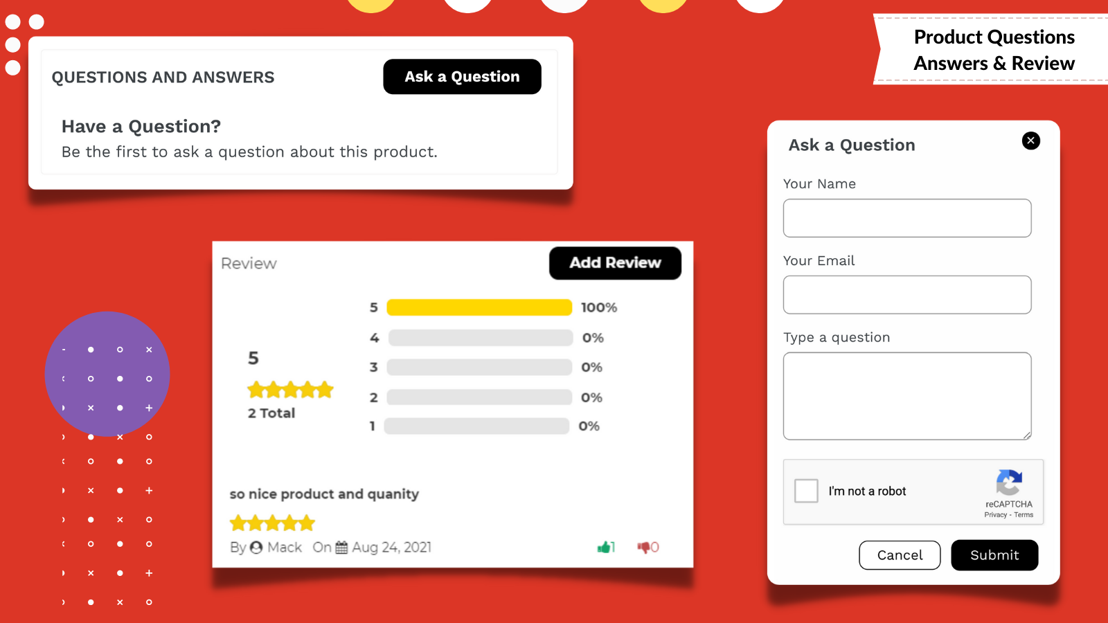 Product Questions And Answers Store Front