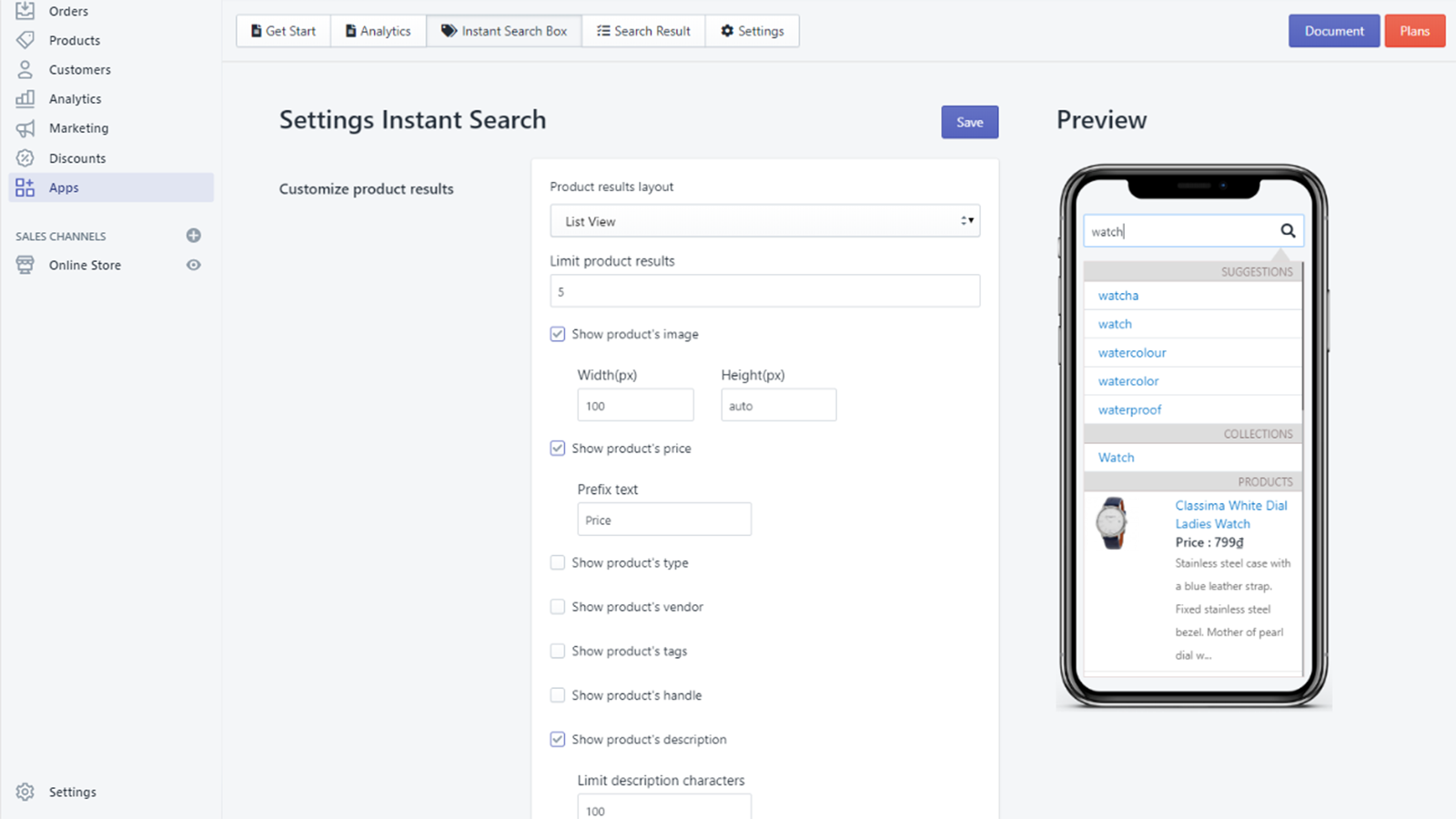 Product Search, Better Search, Smart Search, Product filter