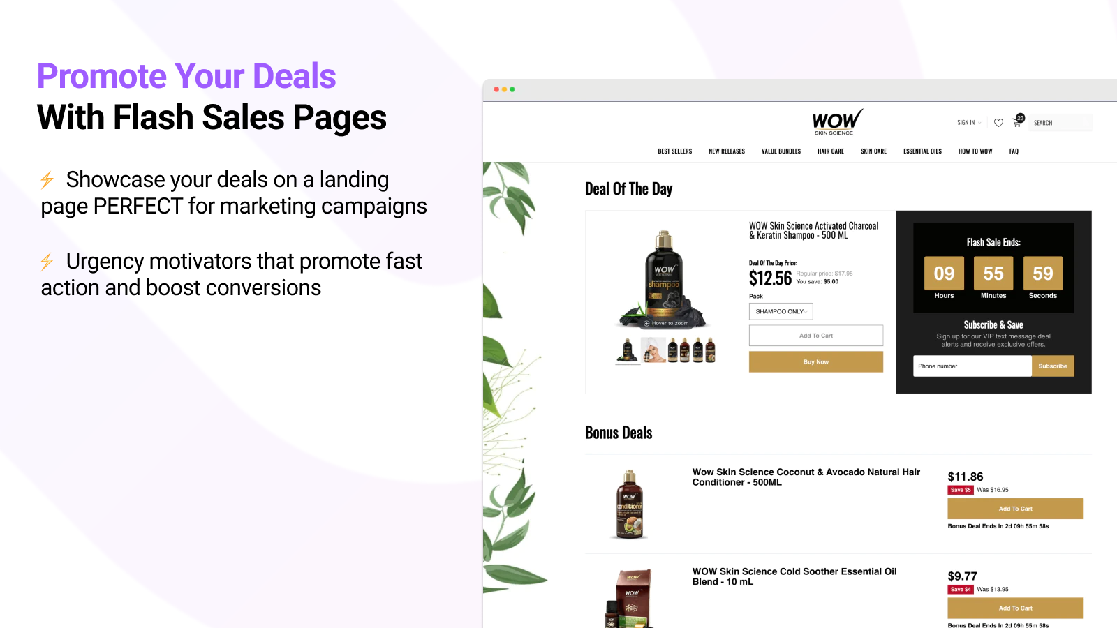 Promote Your Flash Sales With A Landing Page