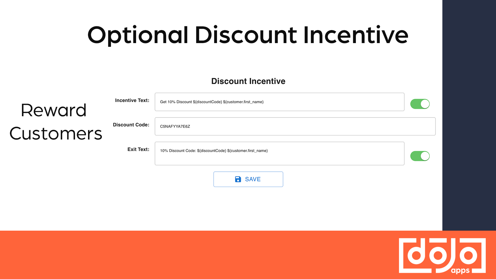 Provide a discount incentive to encourage customer loyalty
