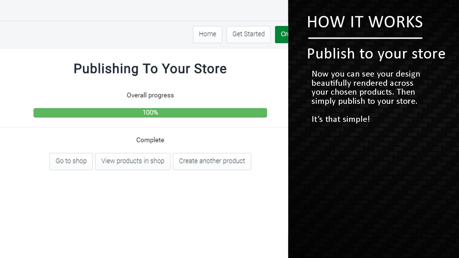 Publishing to your store