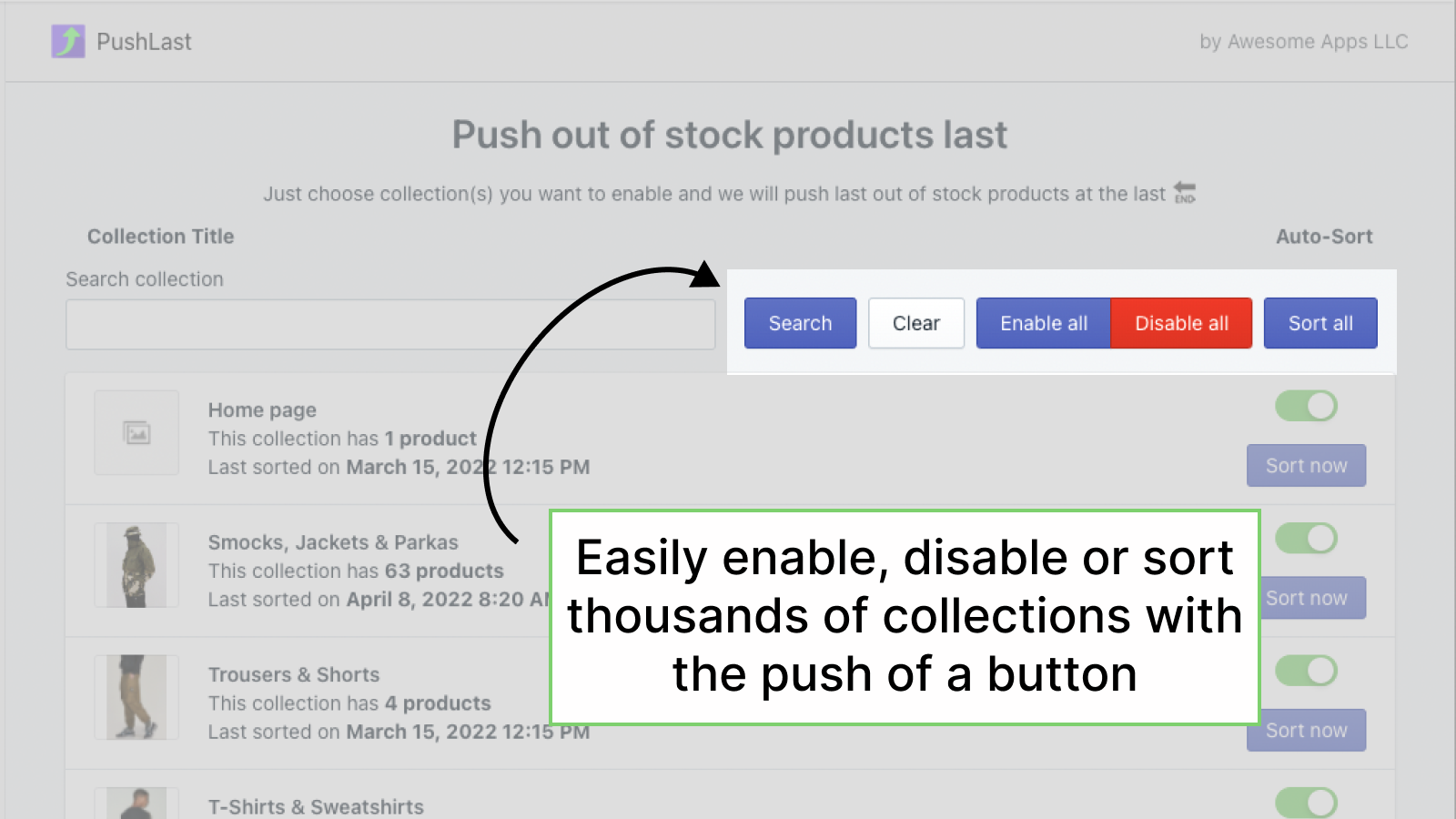 Push Out Of Stock Products to the End of Collections