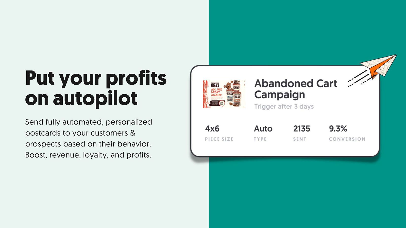 Put your postcard marketing profits on autopilot.