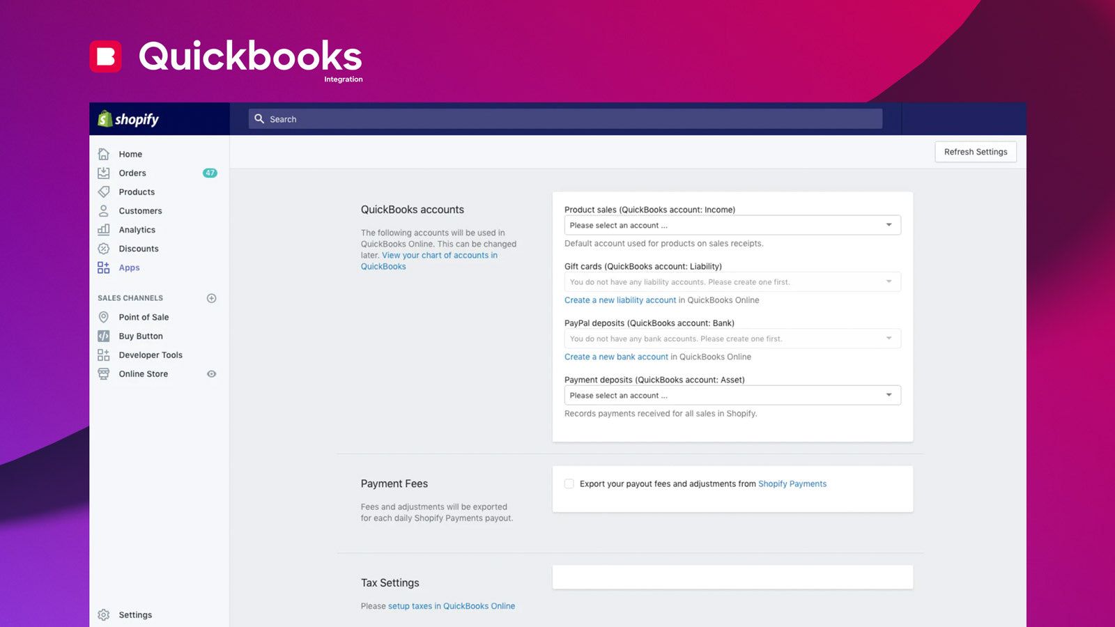 QuickBooks Account Settings