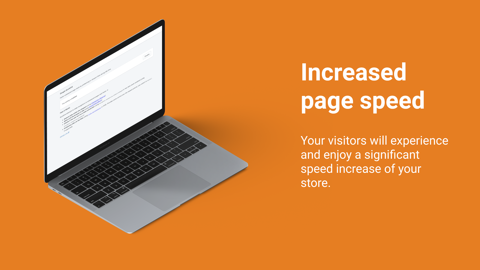 quicklink shopify app increase page speed