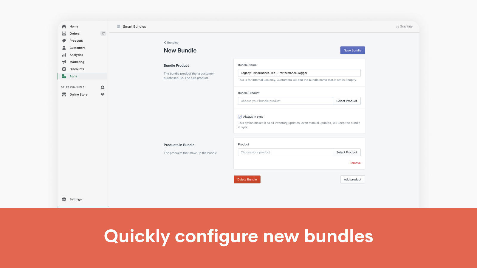 Quickly create new bundles