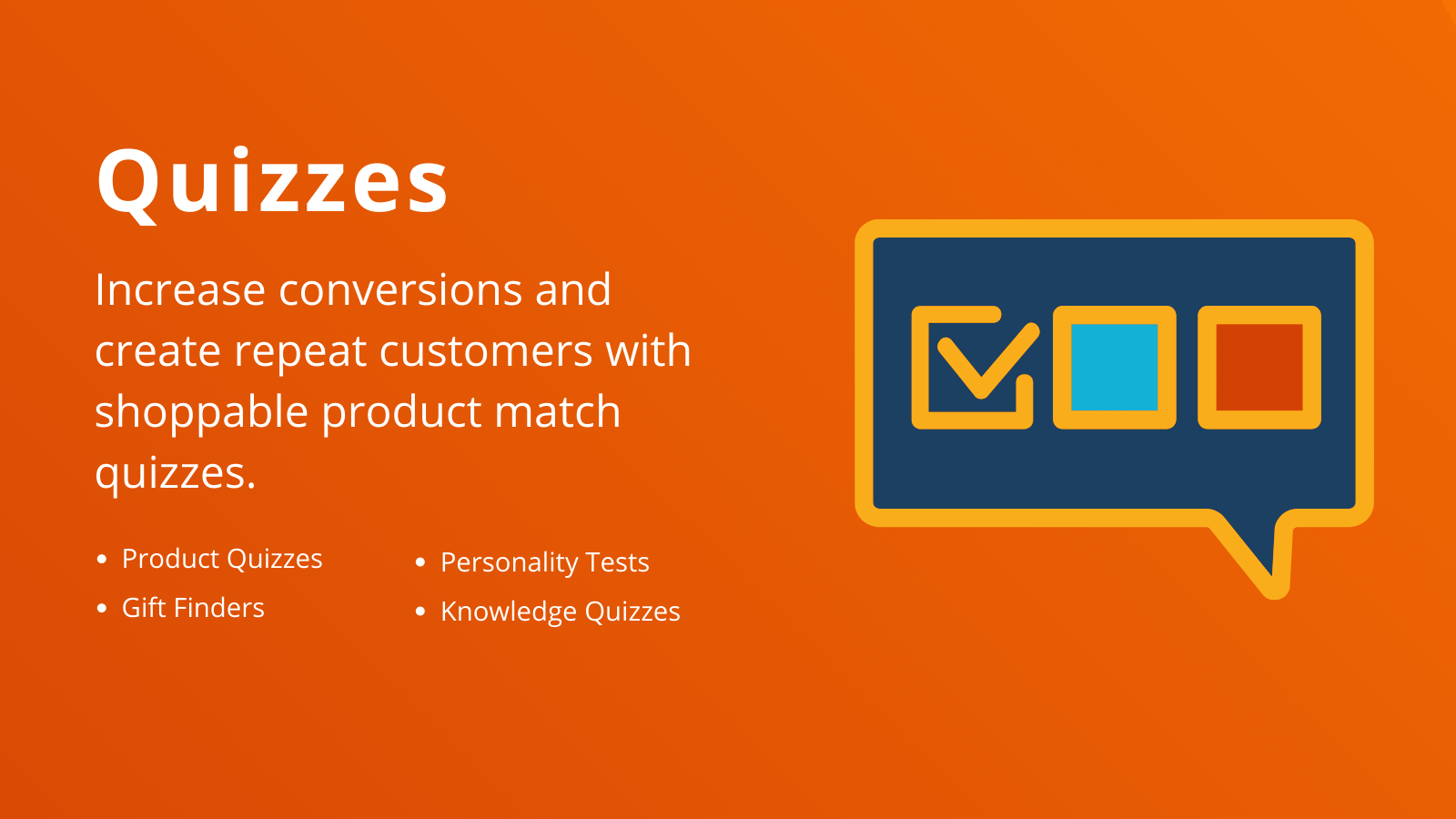 Quizzes, Product Quizzes, Gift Finders, Personality Tests