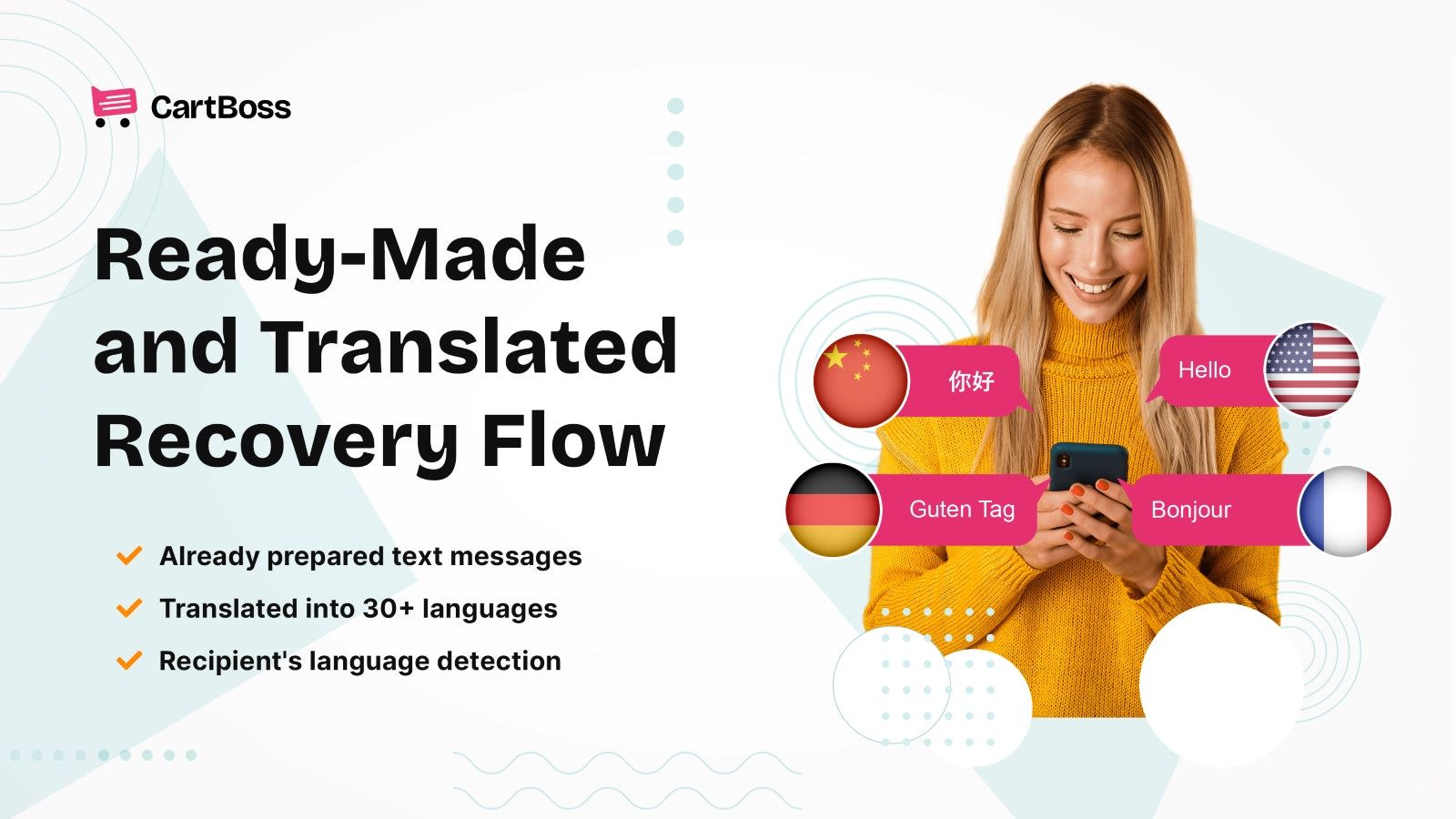 Ready-Made and Translated SMS Recovery Flow