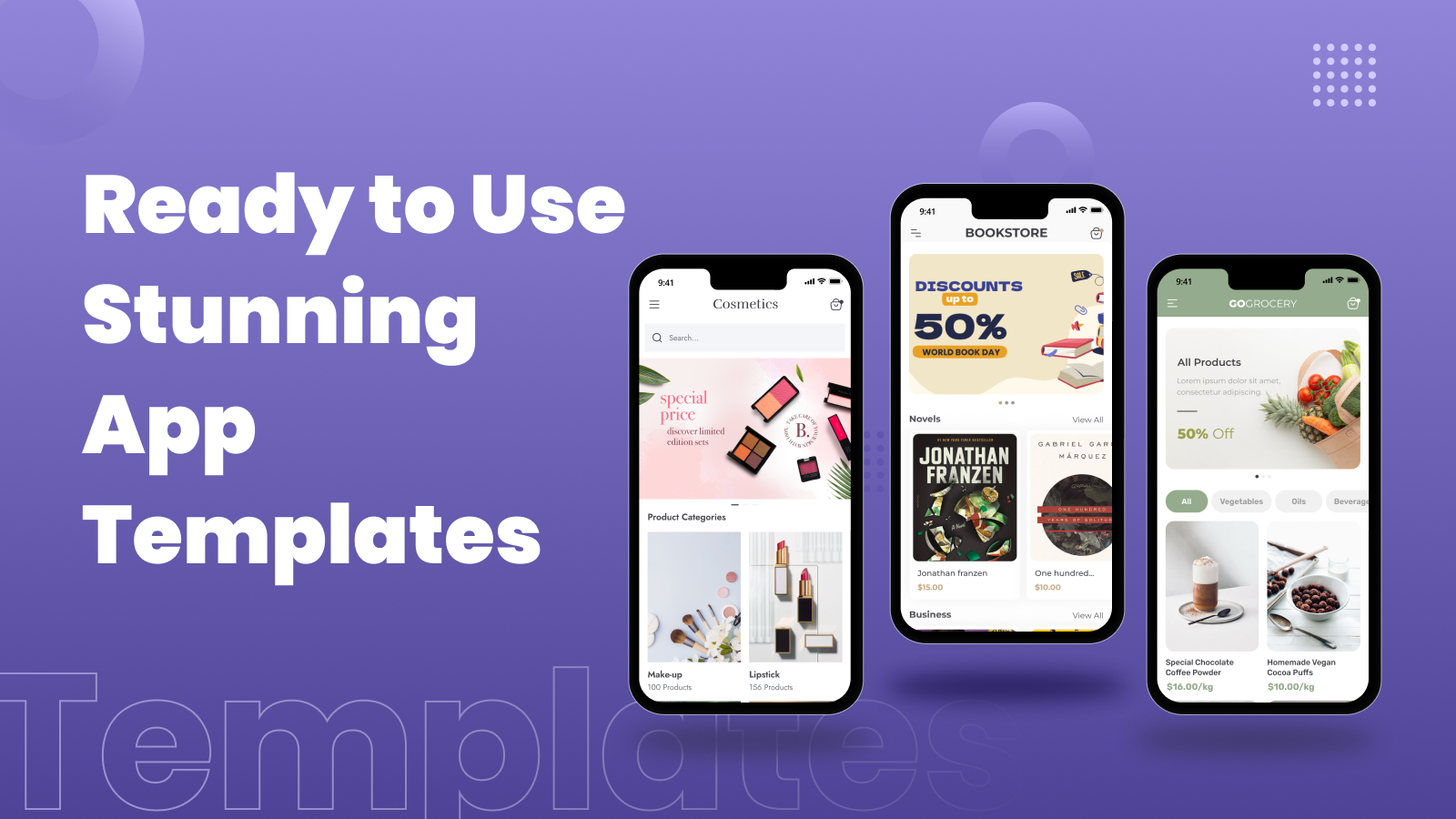 Ready to use stunning app templates