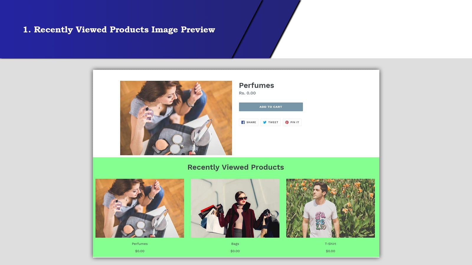 Recently viewed products Image Preview