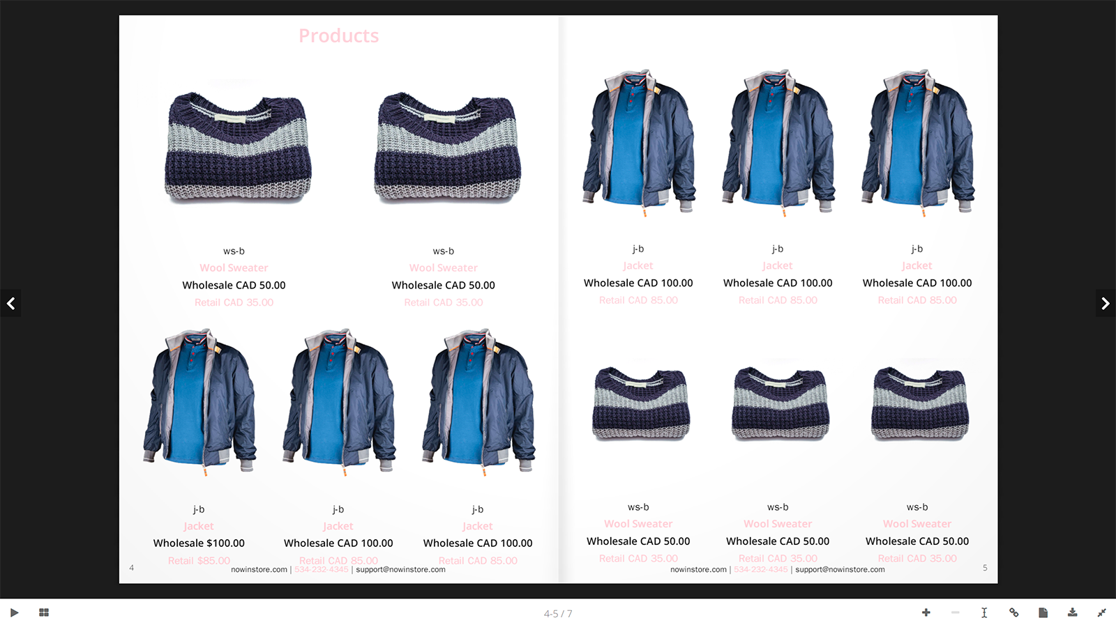 retail-catalogs-wholesale-online-flipbook-shop-tear sheet
