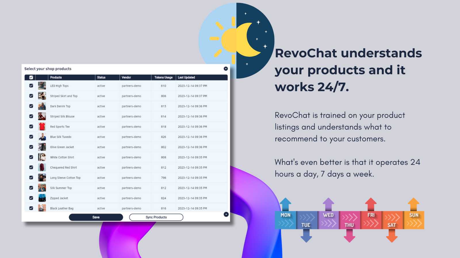 RevoChat supports your customers 24/7